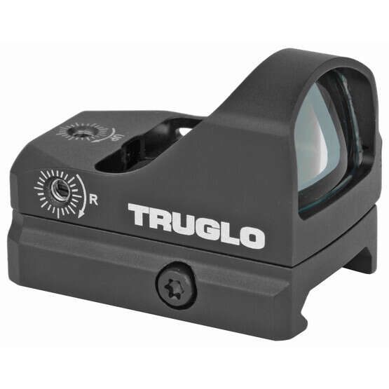 TRUGLO Tru-Tec 23mm 3 MOA Green Dot Reflex Sight with durable black finish